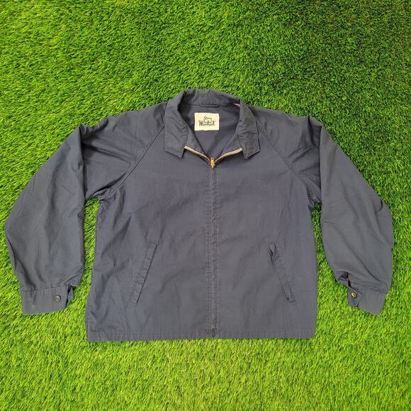 Vintage 70s Woolrich Blouson Jacket L/XL 24x24 Baggy - Picture 1 of 16